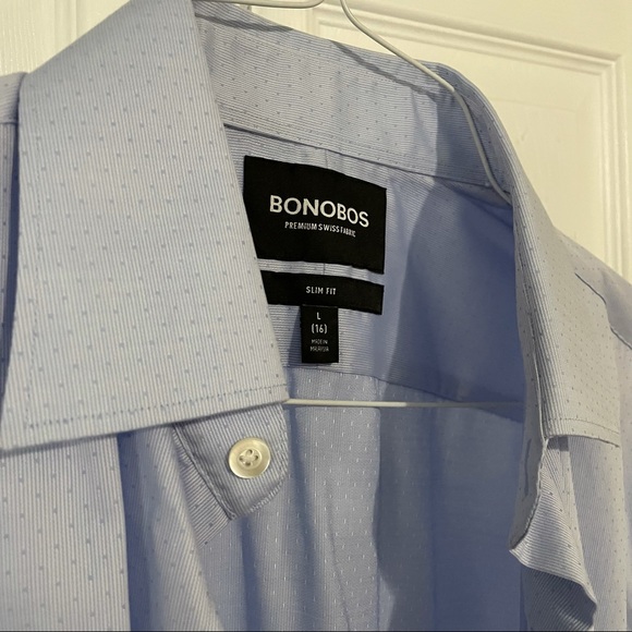 Men’s L new Bonobos shirt blue - Picture 5 of 7